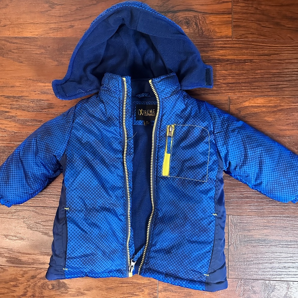Blue toddler puffer/snow jacket